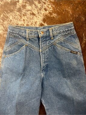 ROCKIES jeans High-Rise Vintage Blue Denim Jeans for Women